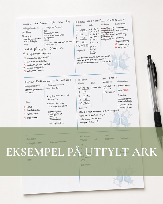 Rapportark - Lunge