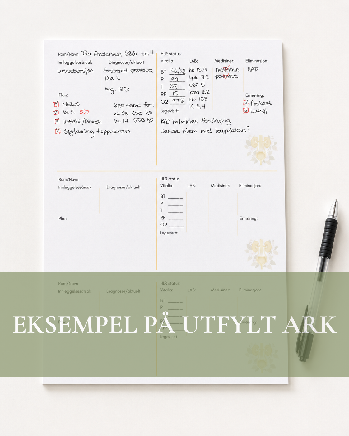Rapportark - Uro
